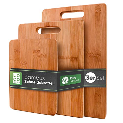 Bambus Schneidbrett mit ausziehbarem Tablett Holz Schneidebrett Küchenbrett